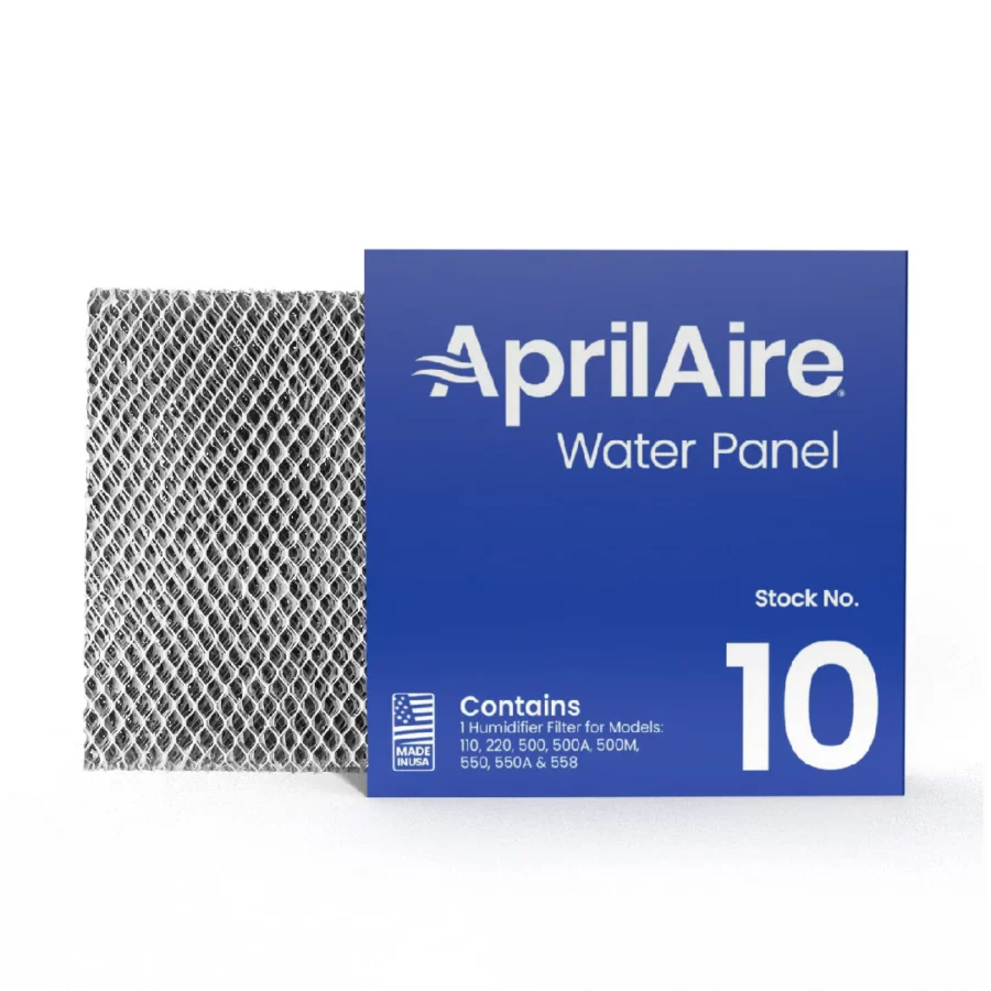 AprilAire 10 Filtres d'humidificateur à panneau d'eau de remplacement pour les modèles 110, 220, 500, 500A, 500M, 550, 550A et 558