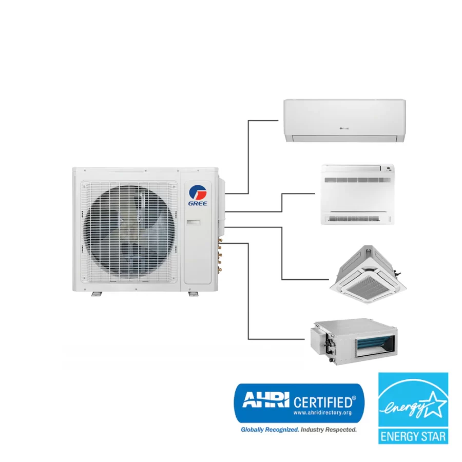 Thermopompe Murale Multi-Zone Free Match Extreme Series de Gree